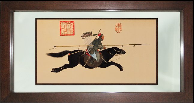 Manchurian Warrior on Horseback